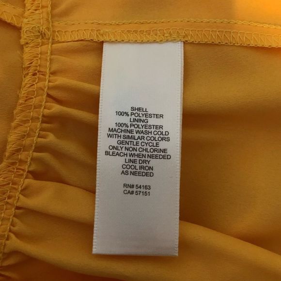 Eliza J Surplice Neck Puff Sleeve Fit & Flare Dress Yellow size 12 NWT - Picture 11 of 13